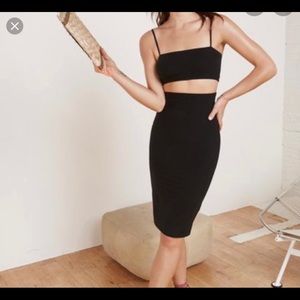 NWT Reformation Moss Two Piece Set